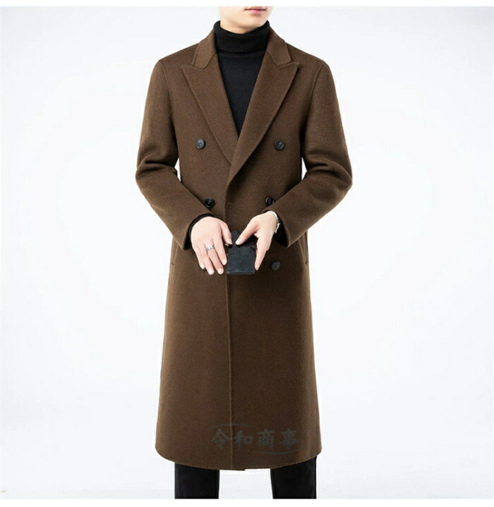 楽天市場】カシミヤコート メンズ 羊毛 チェスターコート 超ロング