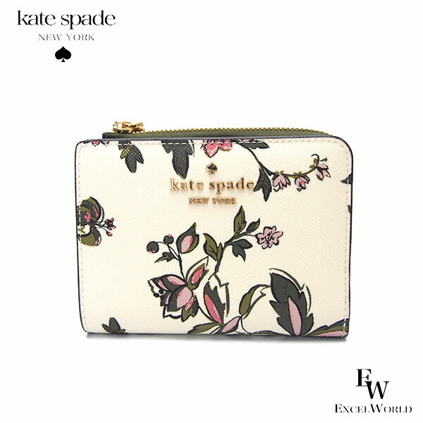 楽天市場】ケイトスペード 二つ折り財布（柄花・植物）（バッグ・小物
