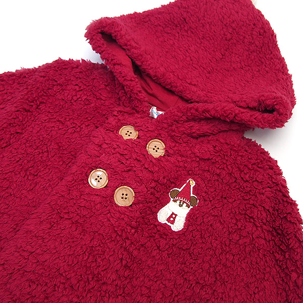 楽天市場】リルリンリン ベビーケープ ポンチョ 90cm 2025 クリスマス