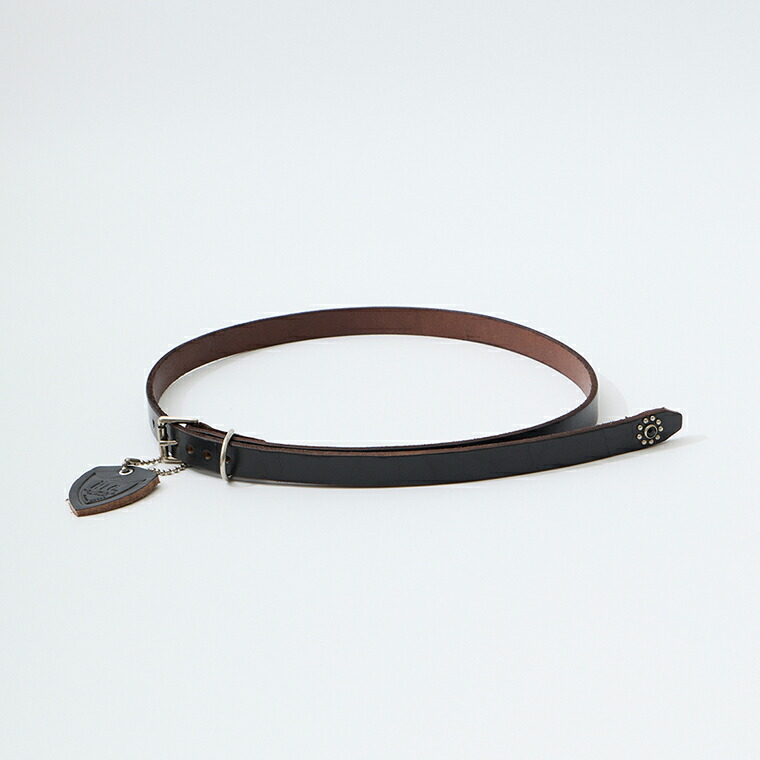 HIDE AND SEEK × HTC BLACKレザー スタッズベルト 36 HIDE AND SEEK