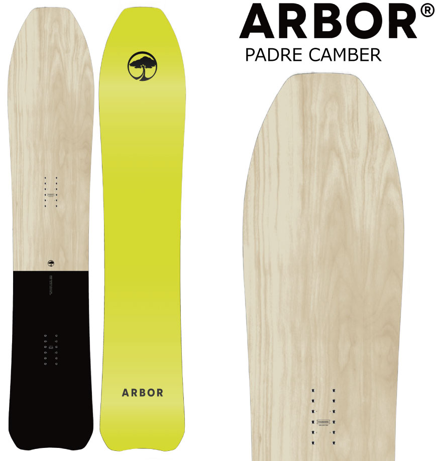 楽天市場】25-26 アーバー スノーボード パドレ キャンバー ARBOR