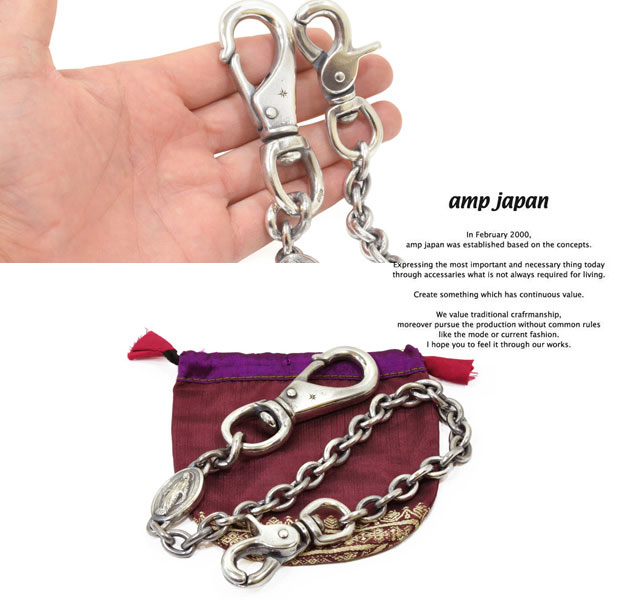 楽天市場】amp japan アンプジャパン 13ad-370SV MARIA WALLET CHAIN