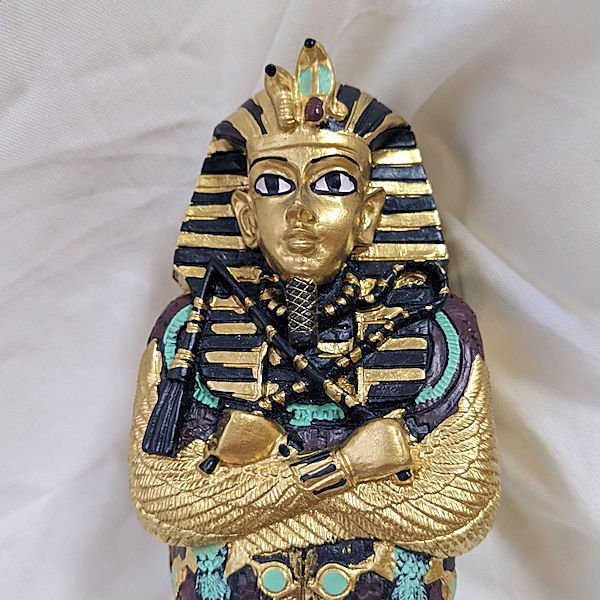 楽天市場】【大サイズ】 エジプト ファラオ 棺桶 ミイラ付き 置物