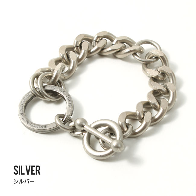 楽天市場】エイトジー ブレスレット メンズ チェーン シルバー 真鍮