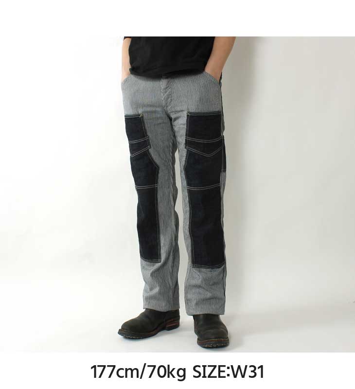 楽天市場】エイトジー ワークパンツ 2023春夏 新作 ヒッコリー