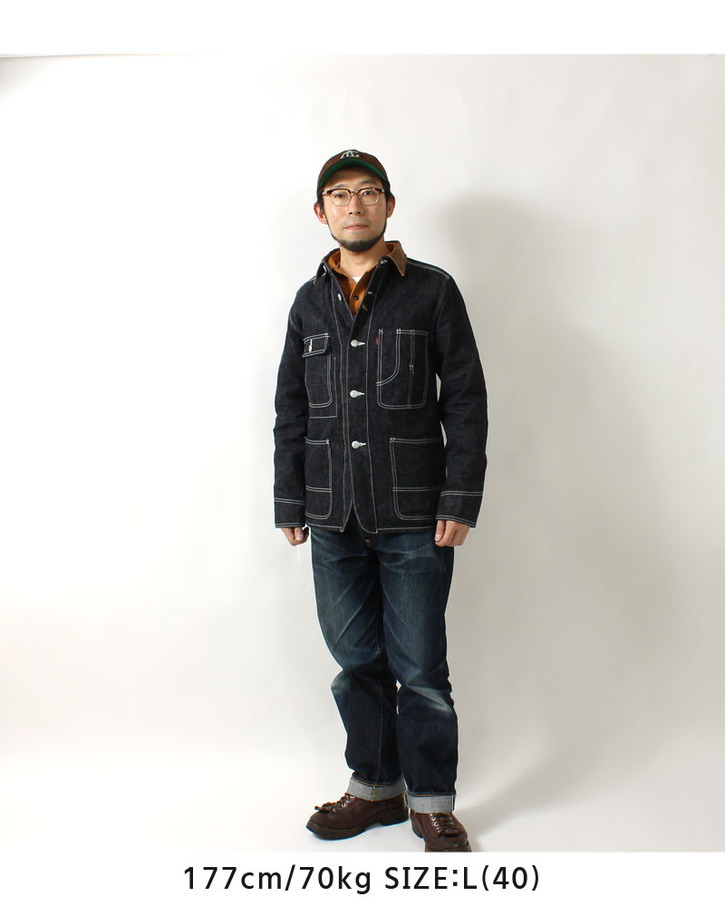 楽天市場】エイトジー アウター デニムカバーオール メンズ 日本製
