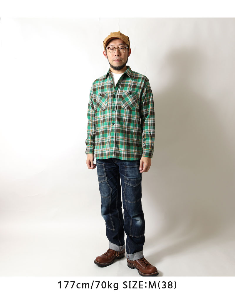 楽天市場】シュガーケーン ネルシャツ 2025秋冬 新作 SC29564 チェック