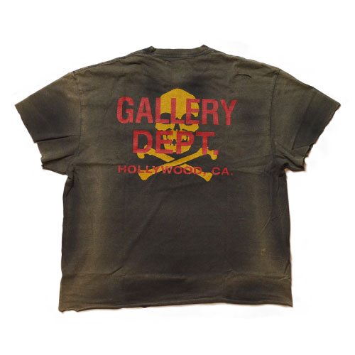 楽天市場】GALLERY DEPT.ZIP TEEギャラリー デプト スカル ダメージT