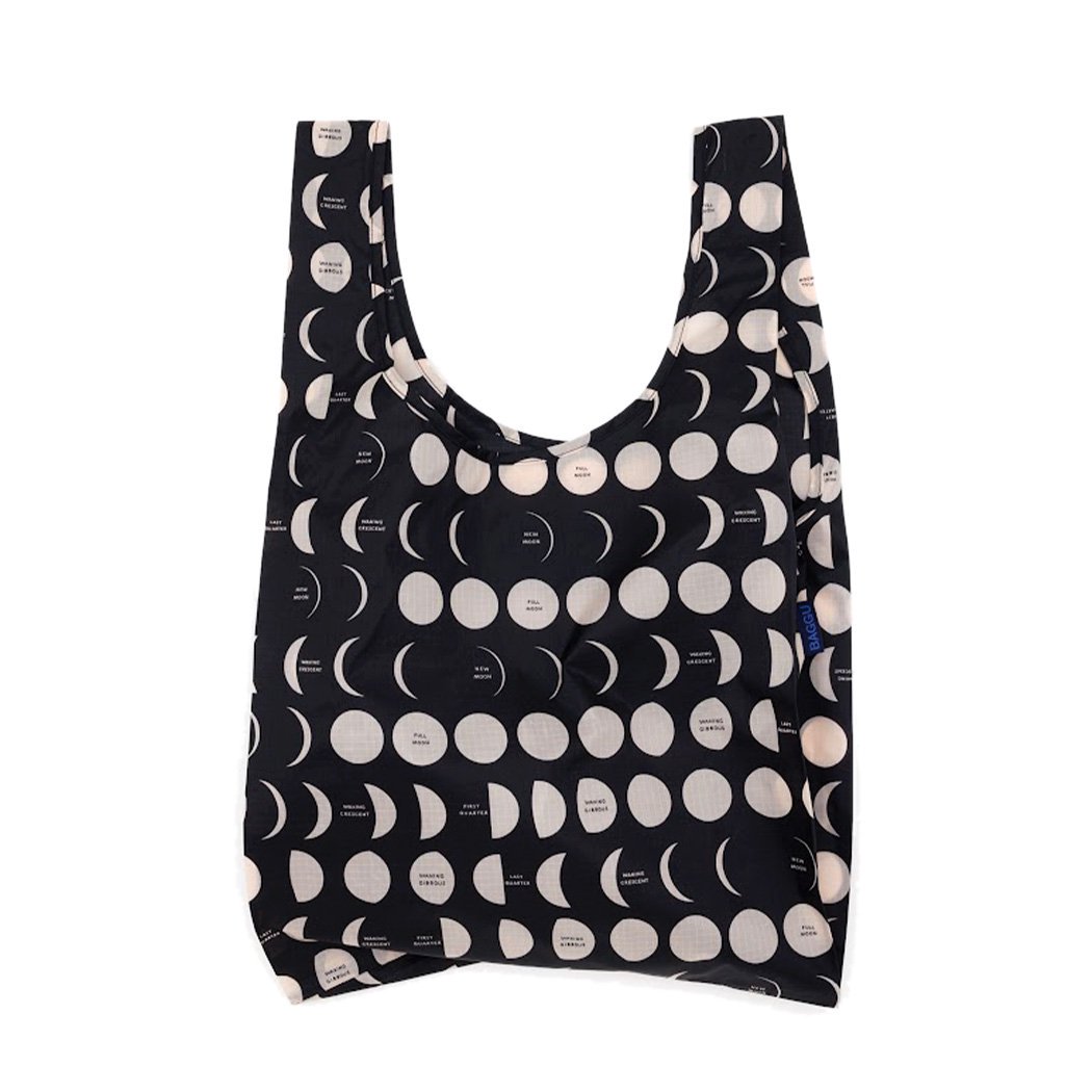 楽天市場】BAGGU バグー エコバッグ ムーン 100%リサイクルナイロン