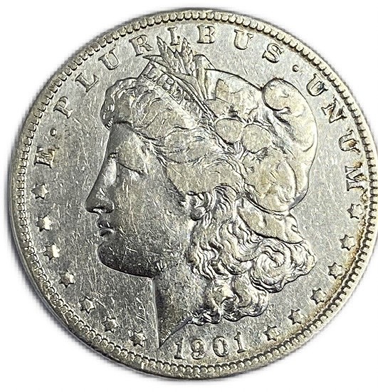 楽天市場】アメリカ 銀貨 1ダラー イーグル モルガン銀貨 年代ランダム