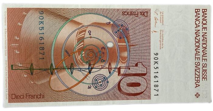 楽天市場】スイス 旧10フラン紙幣 未使用 1979年～1992年 数学者