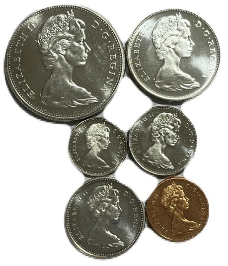楽天市場】カナダ 6枚貨幣セット (内銀貨5枚) 未使用 エリザベス女王