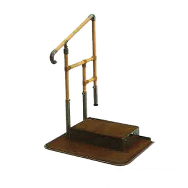 楽天市場】あがりかまち用 たちあっぷ 片手すり CKE-02 ステップ台付