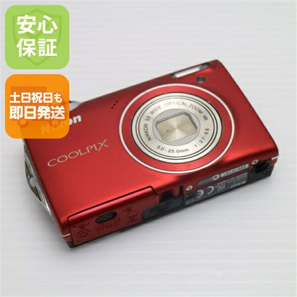 楽天市場】【中古】 美品 COOLPIX S5100 クリアレッド 安心保証 即日