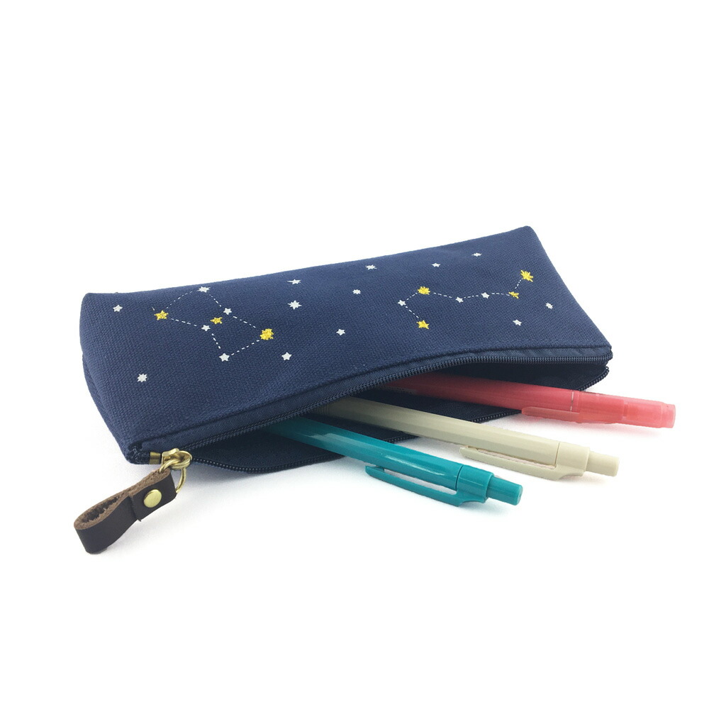 楽天市場】＼P2倍＋クーポン／キャンバス ペンケース（星座