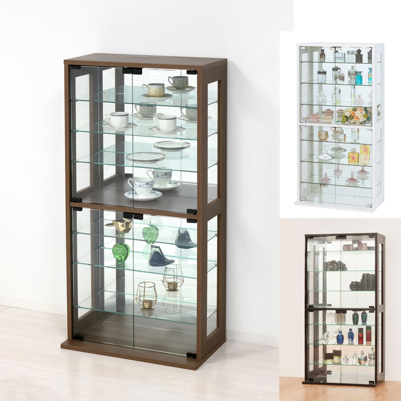 楽天市場】コレクションケース(高さ120cm)≪KR≫ ガラス棚 飾り棚