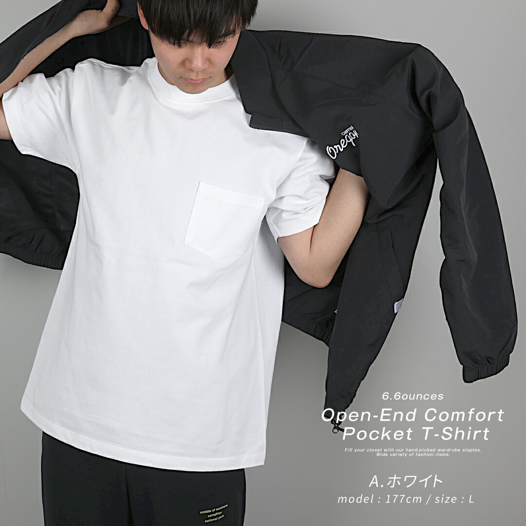 楽天市場】ポケT 6.6oz Tシャツ メンズ コットンTシャツ 半袖 メンズt