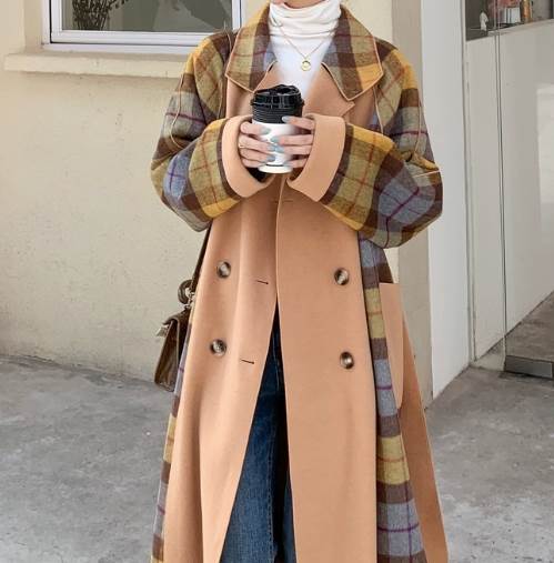 楽天市場】アウター コート トレンチコート ロング丈 袖あり 長袖 襟