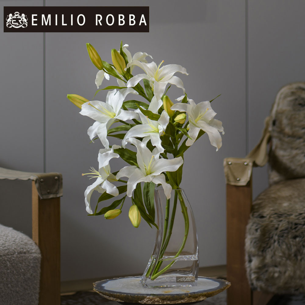 楽天市場】造花 百合 ユリ カサブランカ5L インテリア アレンジメント