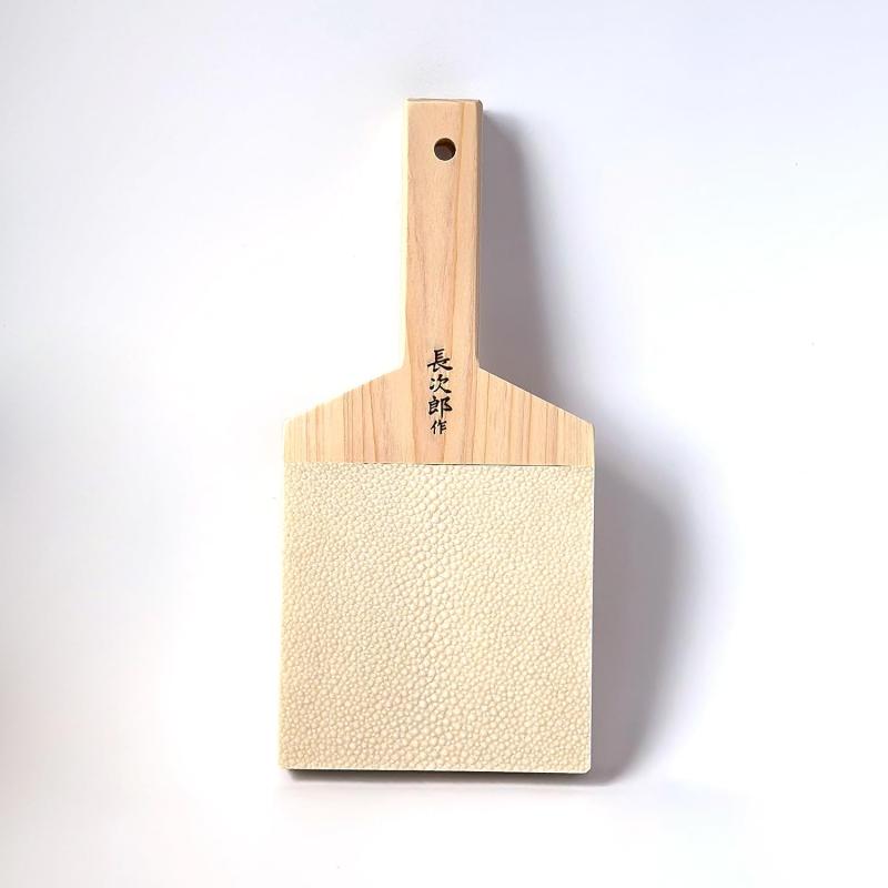 楽天市場】鮫皮おろし 長次郎 特大 縦23cm 横11cm : emuland