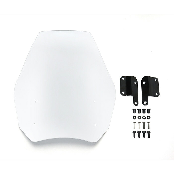 楽天市場】Vストローム250SX EL11L ロングウインドスクリーン (クリア