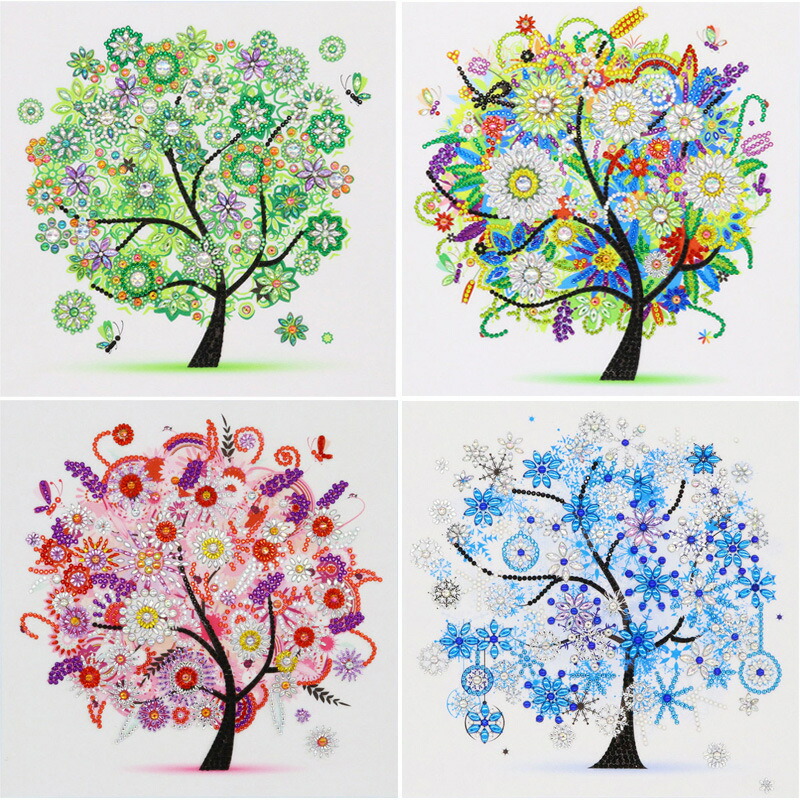 楽天市場】ダイヤモンドアート キット 初心者 四季 春 夏 秋 冬 ビーズ