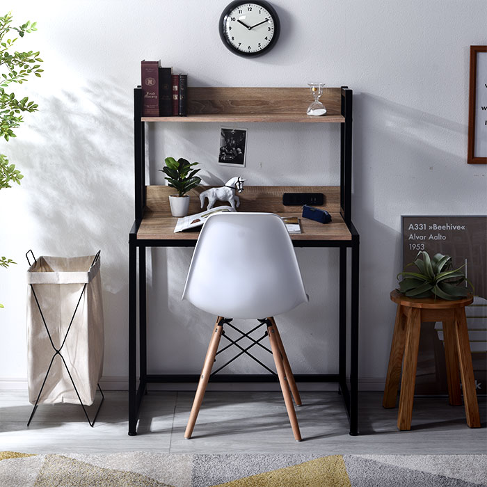 n*k様 カッテランイタリアパソコンデスク 木目調 引き出し付き参考定価