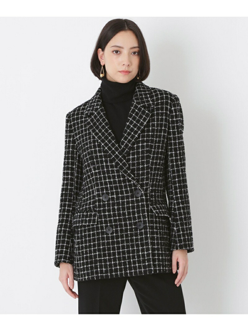 楽天市場】【SALE／50%OFF】クロスチェック ダブルブレストジャケット