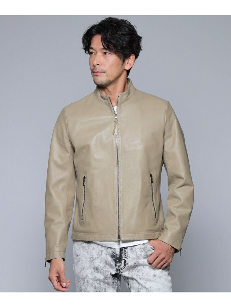楽天市場】【SALE／30%OFF】シングルライダースレザージャケット EPOCA