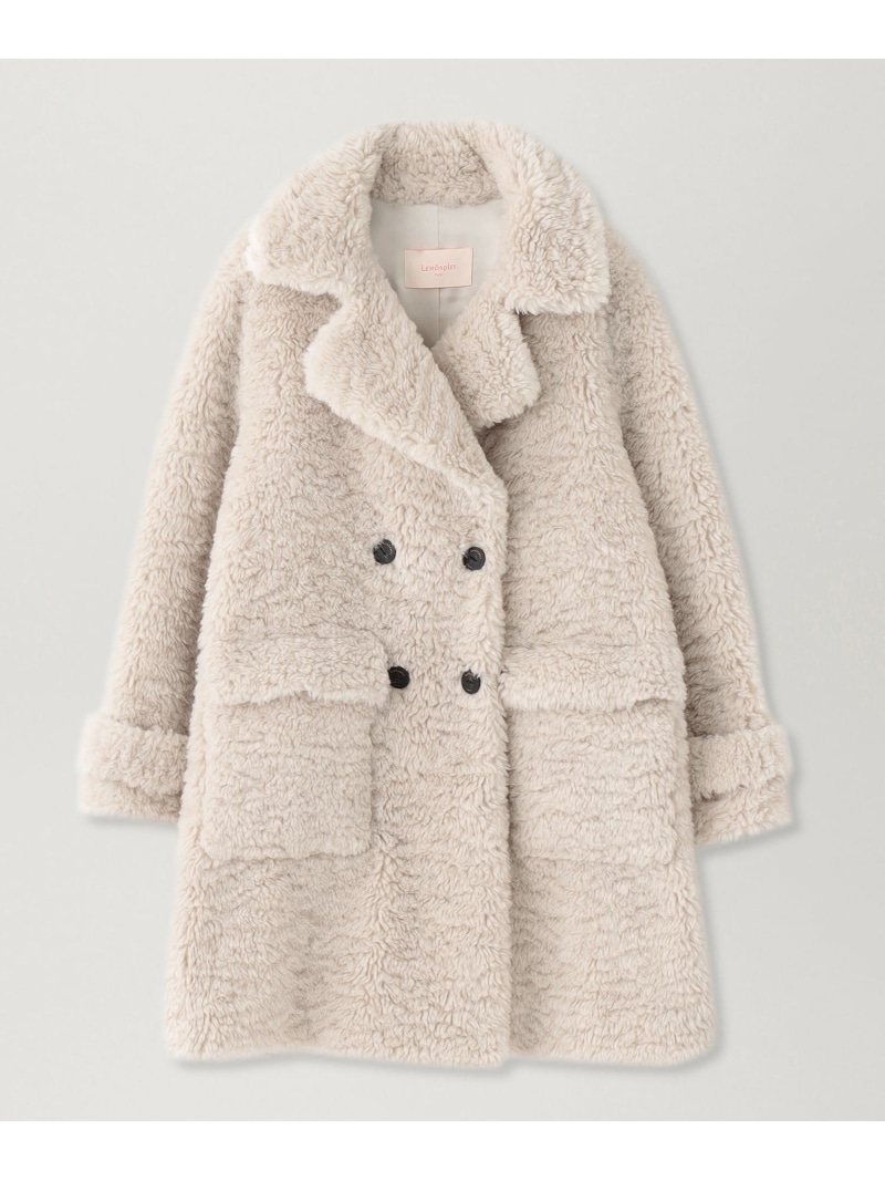 楽天市場】【SALE／20%OFF】【LEMONPLET】フェイクファーコート