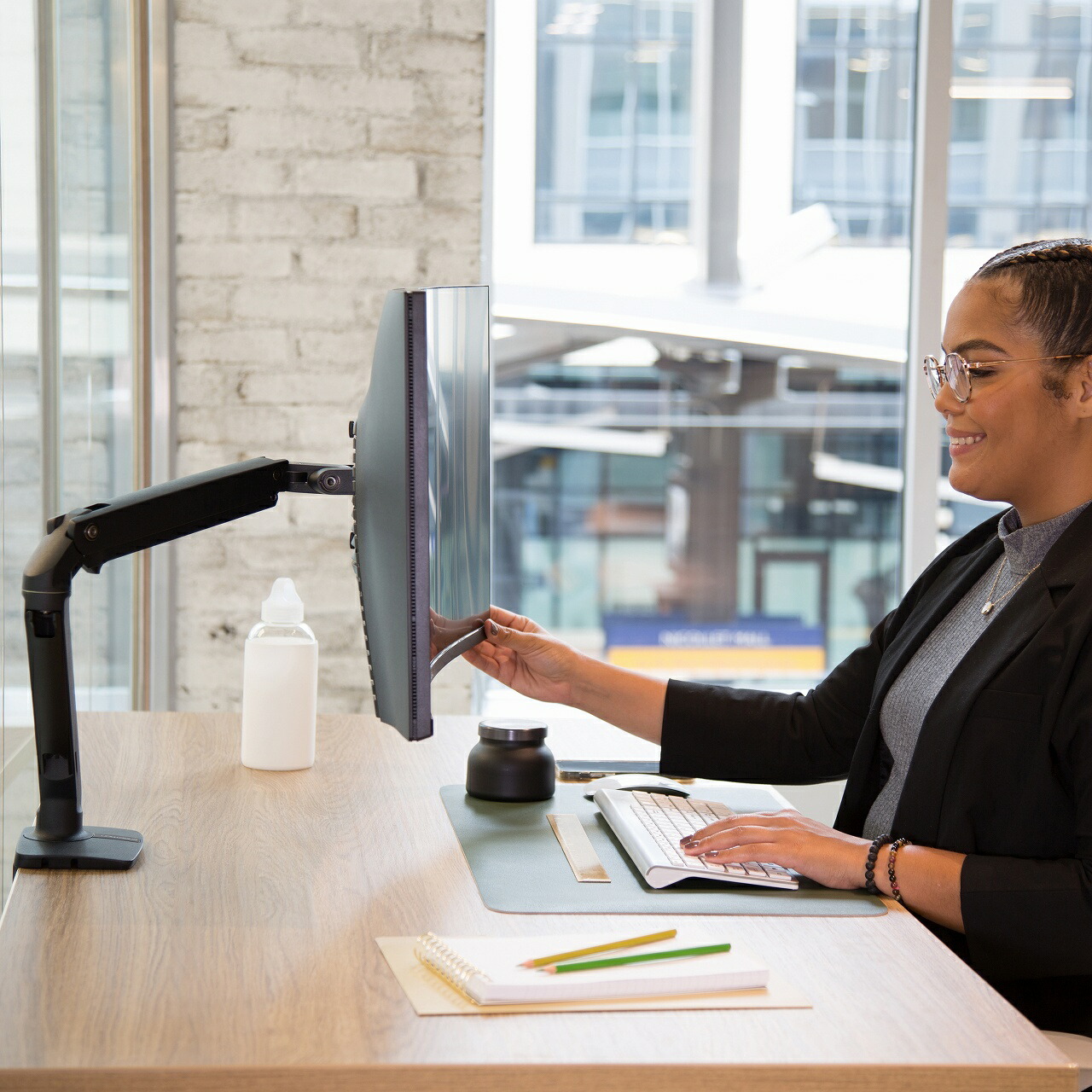 楽天市場】【モニターアーム】エルゴトロン MXV デスクモニターアーム