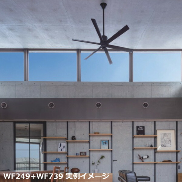 WF247 オーデリック シーリングファン 6枚羽根 グレー WF247