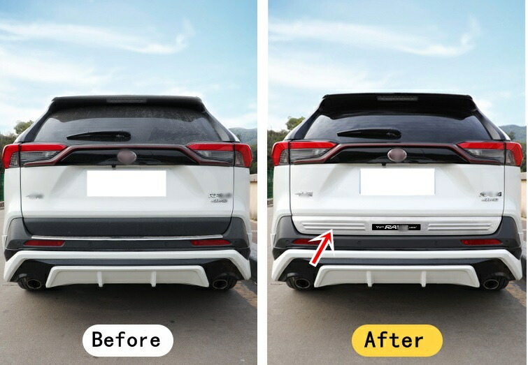 楽天市場】新型トヨタ RAV4 50系 専用 バックドアガーニッシュ リア