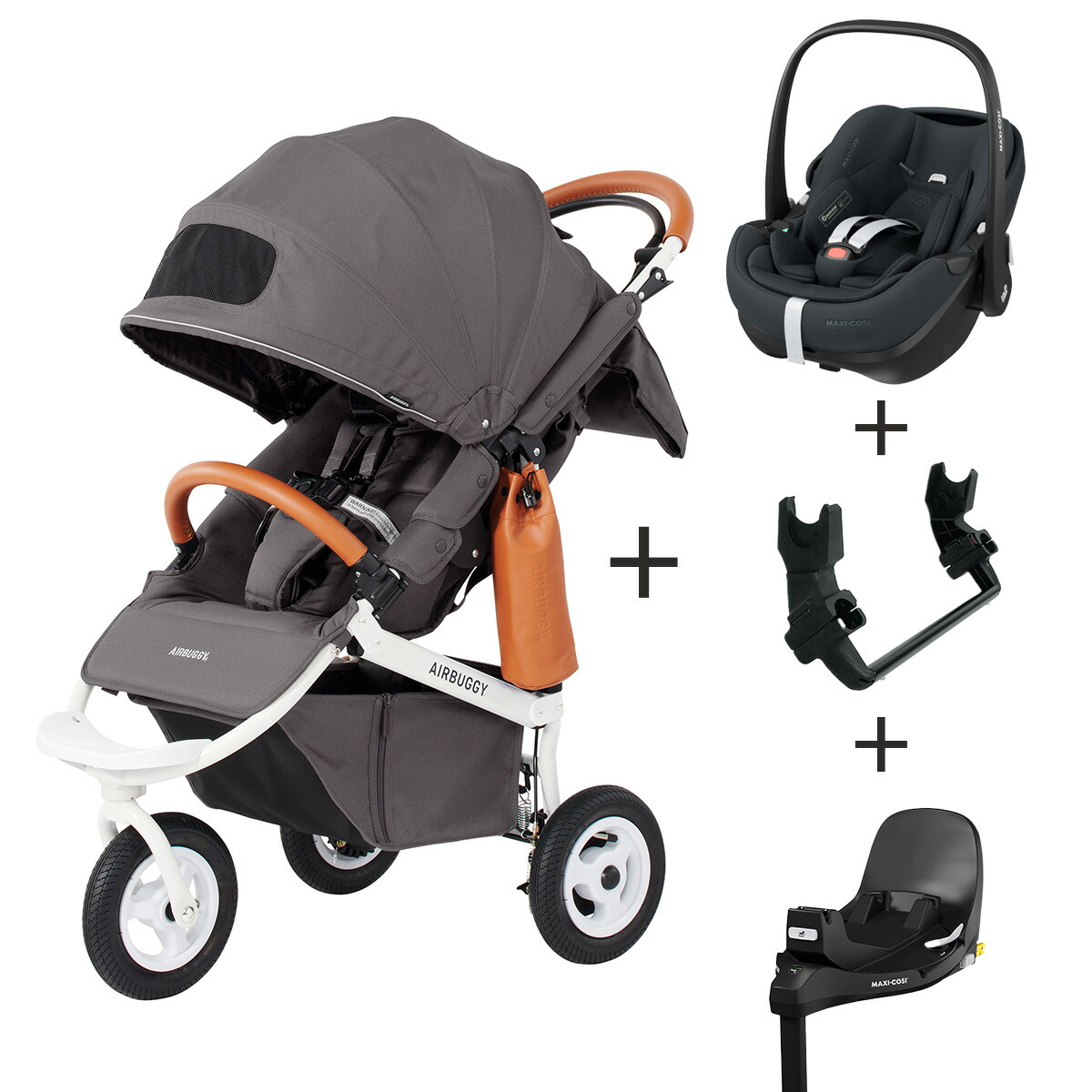 楽天市場】【レビュー特典あり】 エアバギー × マキシコシ お出かけ4点