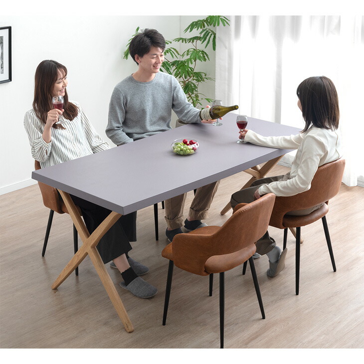 楽天市場】モルタル調 ダイニングテーブルセット 4人掛け 5点セット