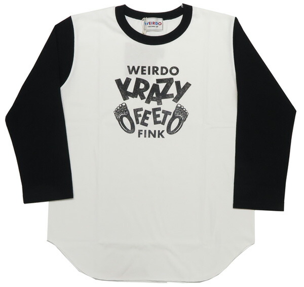 楽天市場】WEIRDO ウィアード 七分袖 2トーン ベースボール Tシャツ