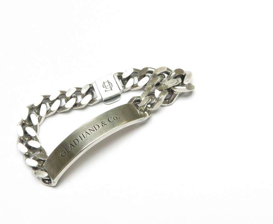 楽天市場】GLAD HAND JEWERLY グラッドハンド ID ブレスレット Mサイズ