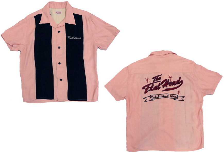 楽天市場】フラットヘッド THE FLAT HEAD ボウリングシャツ レーヨン