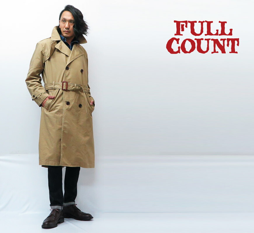 楽天市場】フルカウント FULLCOUNT リップストップ アーミー トレンチ
