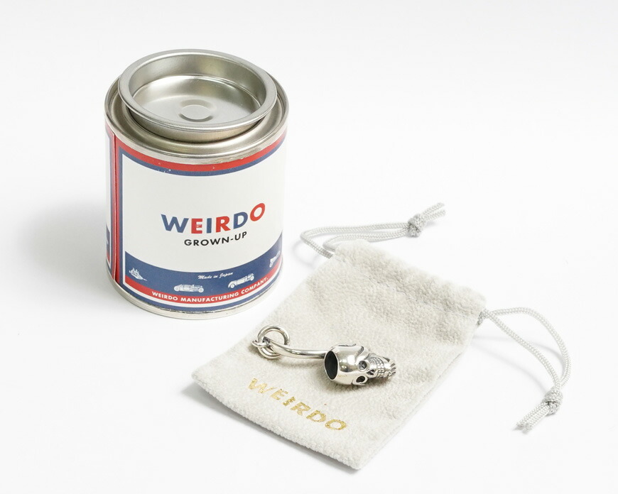 楽天市場】WEIRDO JEWERLY ウィアード ジュエリー SKULL PIPO シルバー