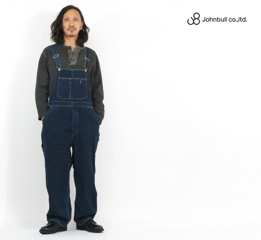 楽天市場】ジョンブル JOHNBULL ライトオンス デニム オーバーオール