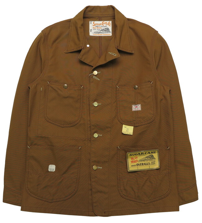 楽天市場】SUGAR CANE シュガーケーン 13oz ブラウンダック ワーク