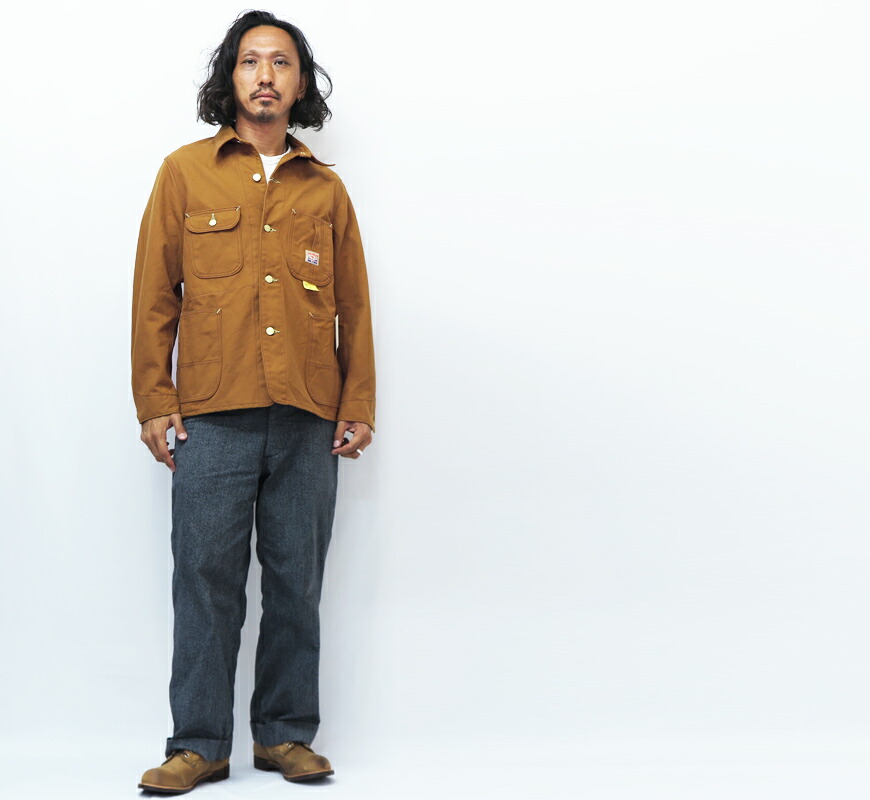 楽天市場】SUGAR CANE シュガーケーン 13oz ブラウンダック ワーク