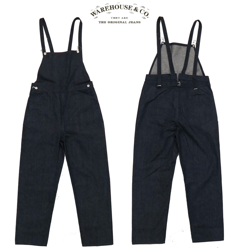 楽天市場】WAREHOUSE ウェアハウス 12oz デニム オーバーオール TURN