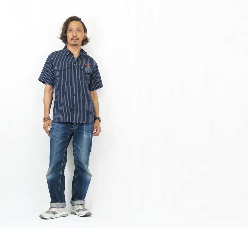 楽天市場】シュガーケーン SUGAR CANE コークストライプ 半袖 ワーク