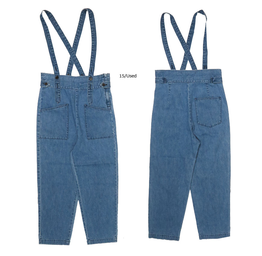 楽天市場】ジョンブル JOHNBULL デニム サスペンダー パンツ ユーズド