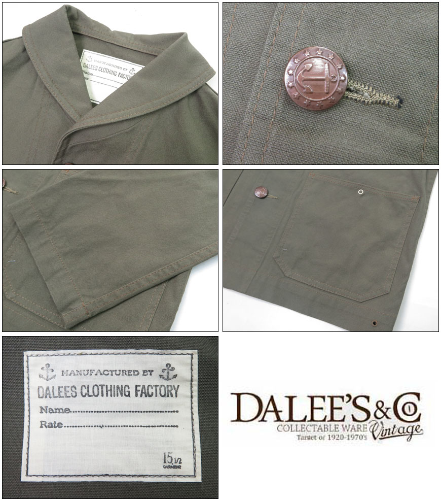 楽天市場】DALLES & CO ダリーズ＆コー U.S.NAVY ショールカラー