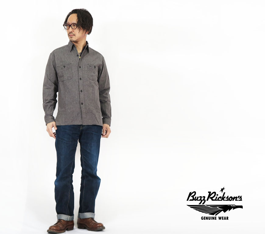 楽天市場】バズリクソンズ Buzz Rickson's シャンブレー ワークシャツ
