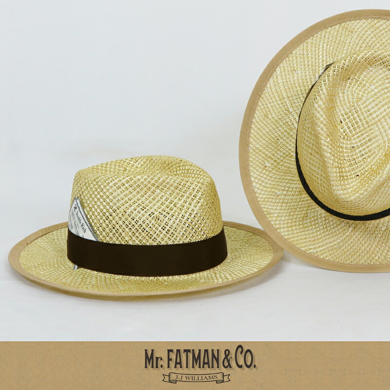 楽天市場】J.J. WILLIAMS FEDORA By Mr.FATMAN ミスターファットマン