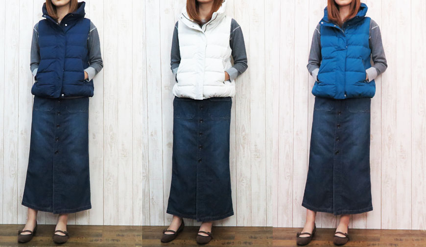 楽天市場】ジョンブル JOHNBULL レディース フーデッド ダウンベスト